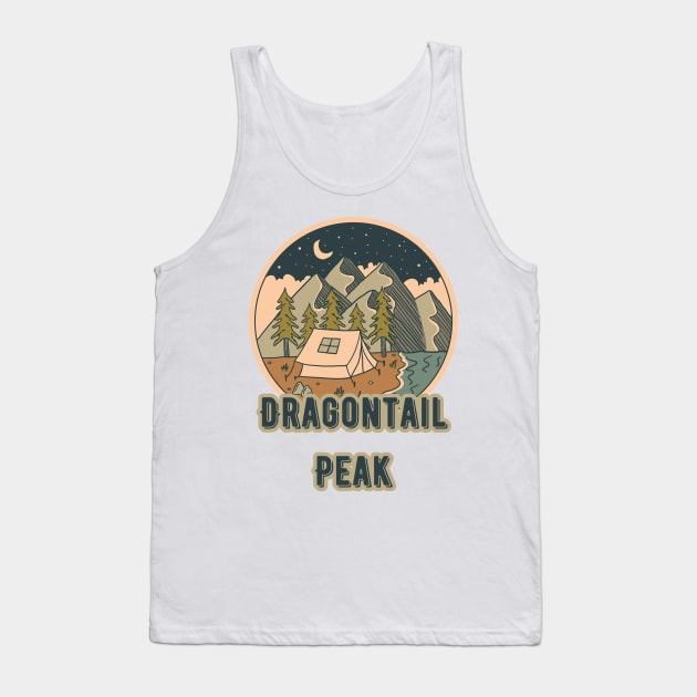 Dragontail Peak Tank Top by Canada Cities